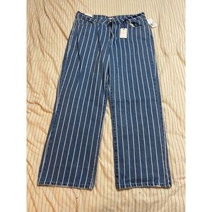 Forever 21 Striped 90s-Fit Jeans